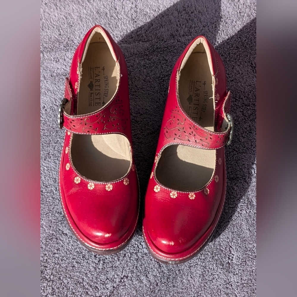 Spring Step L'Artiste Women's Size 9 Mary Jane Shoes